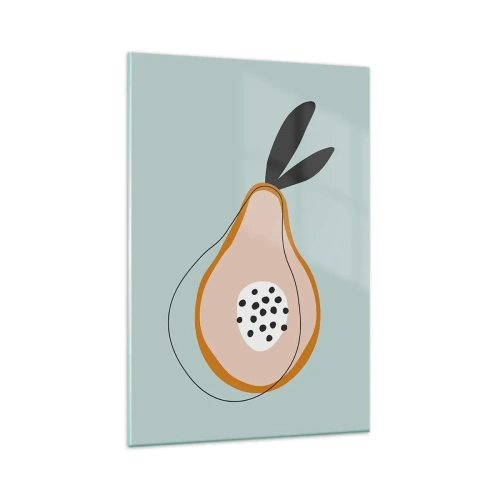 Schilderen op glas - Doordringen in de aard van de dingen - 80x120 cm