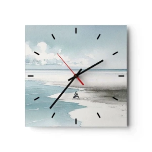 Wandklok - Klok - Zachte vloed - 40x40 cm