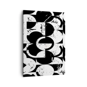 Schilderen op canvas - Wit is wit en zwart is zwart - 50x70 cm