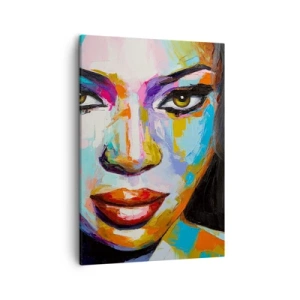 Schilderen op canvas - Het is onmogelijk om je ogen af ​​te houden - 50x70 cm