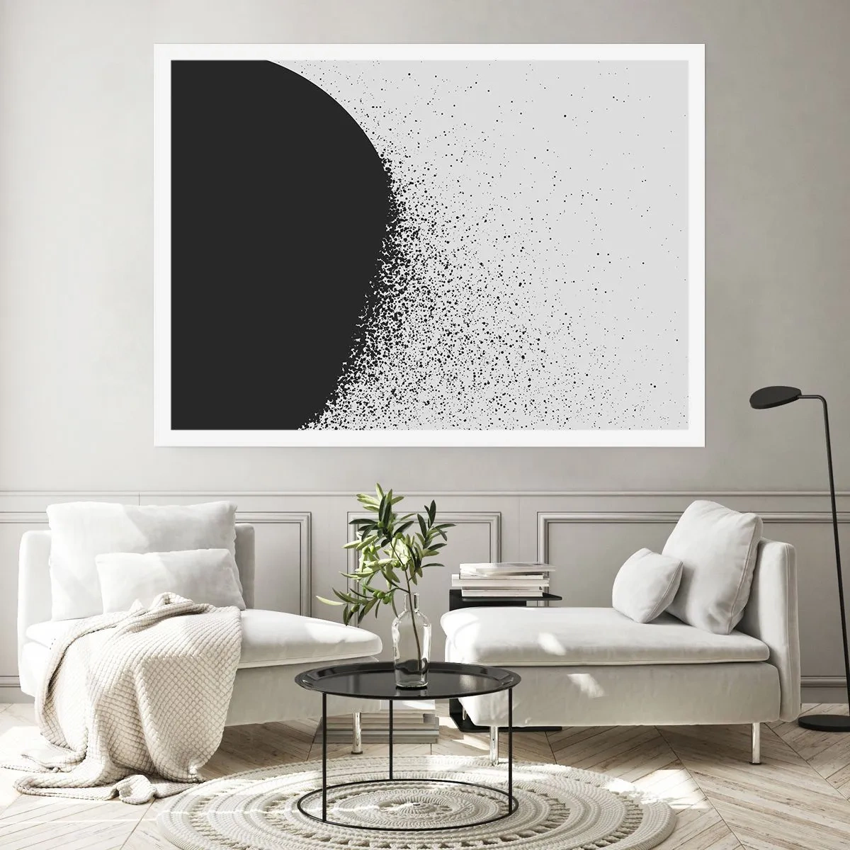 Poster - Beweging van moleculen - 40x30 cm