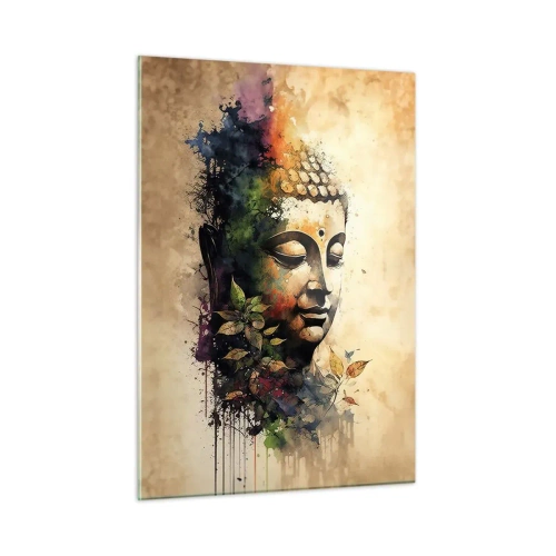 Schilderen op glas - Namasté! - 50x70 cm