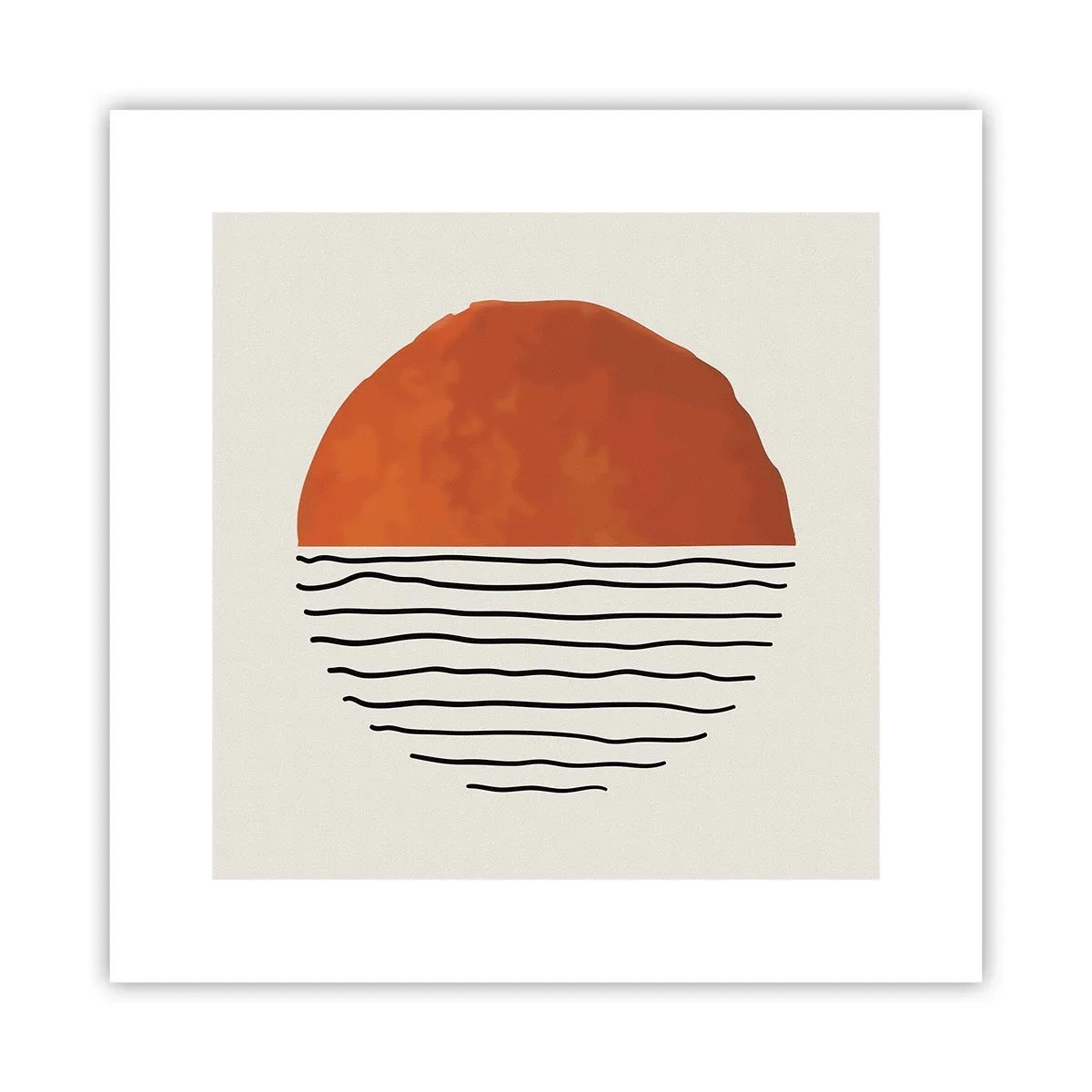Poster - In het Japanse klimaat - 30x30 cm