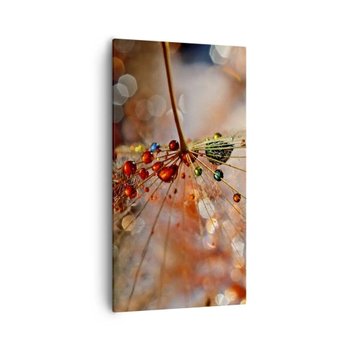 Schilderen op canvas - Geregen op een spinnendraad - 55x100 cm