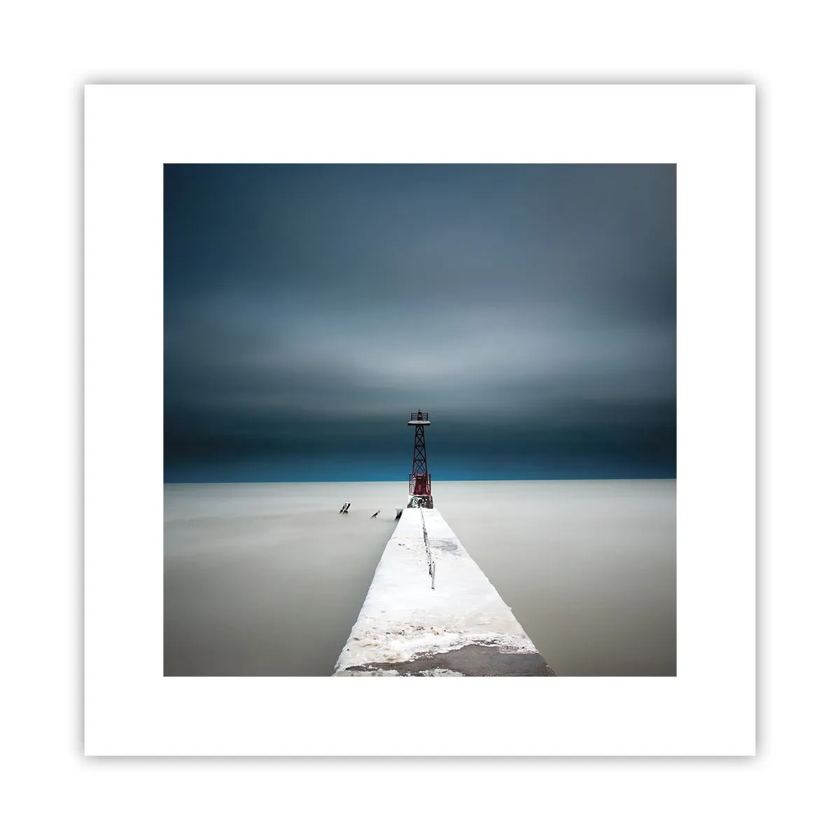 Poster - Om de uitgestrektheid te ontmoeten - 30x30 cm