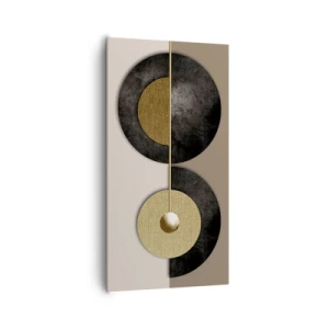 Schilderen op canvas - Variaties rond de cirkel - 65x120 cm