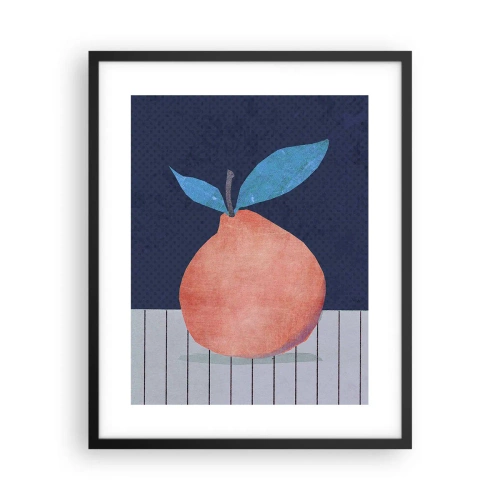 Poster in een zwarte lijst - Convexiteit en vlak - 40x50 cm