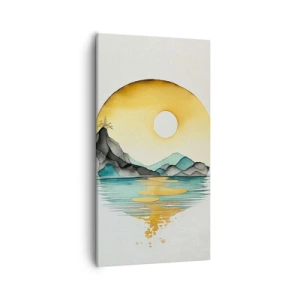 Schilderen op canvas - In de cirkel van schoonheid - 55x100 cm