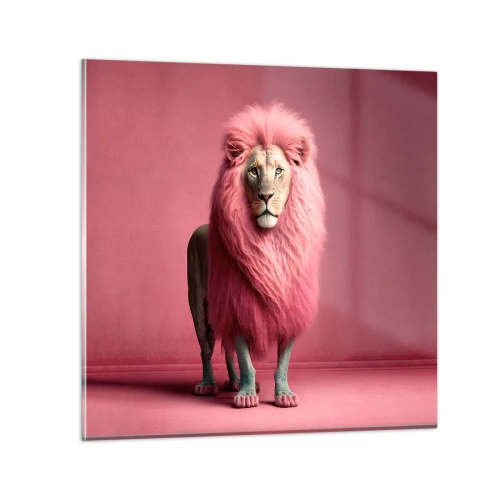 Schilderen op glas - En je bent niet meer bang - 70x70 cm