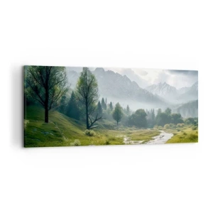 Schilderen op canvas - Daarheen en terug - 120x50 cm