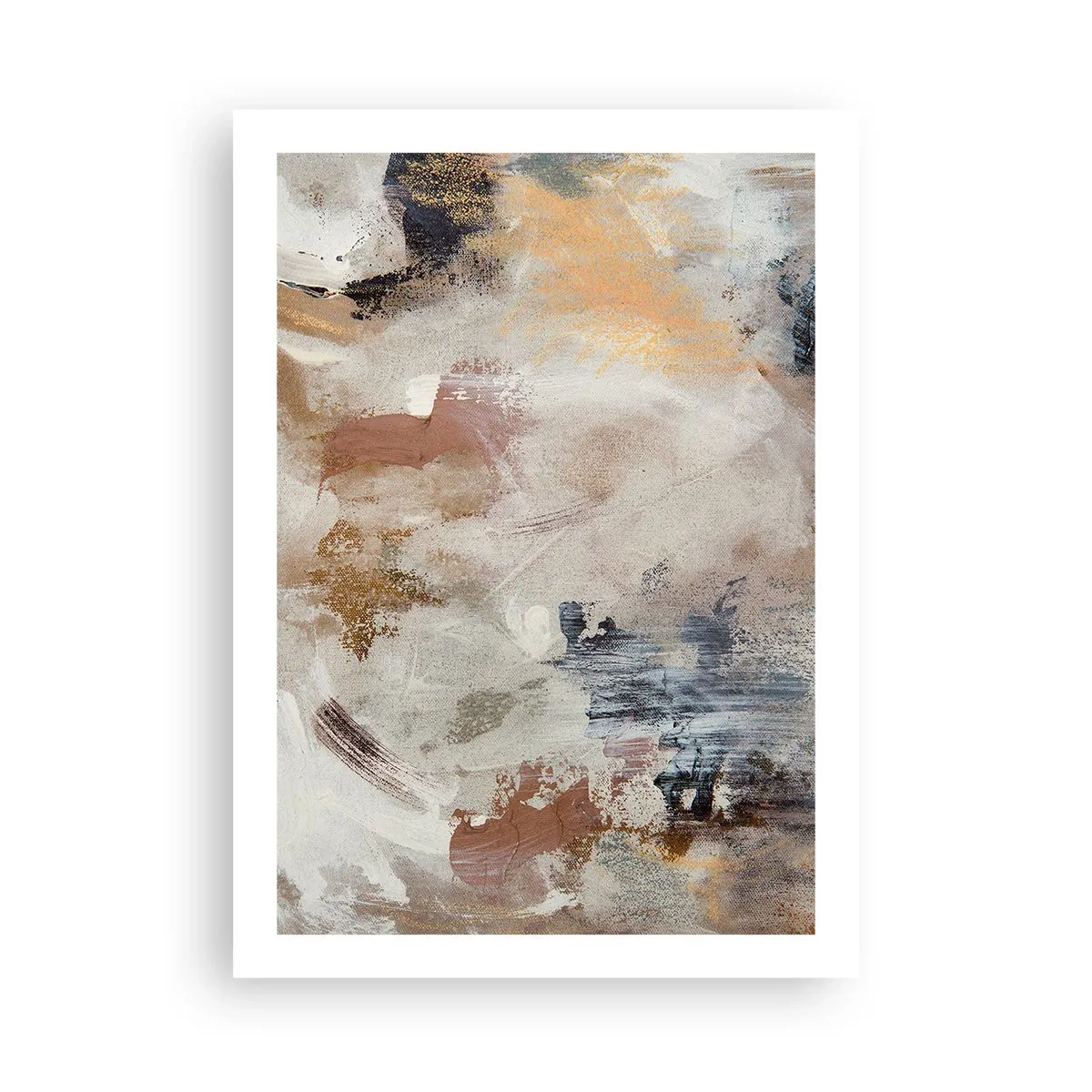 Poster - Mistige abstractie - 50x70 cm