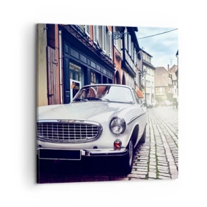 Schilderen op canvas - Het verleden is vandaag - 60x60 cm