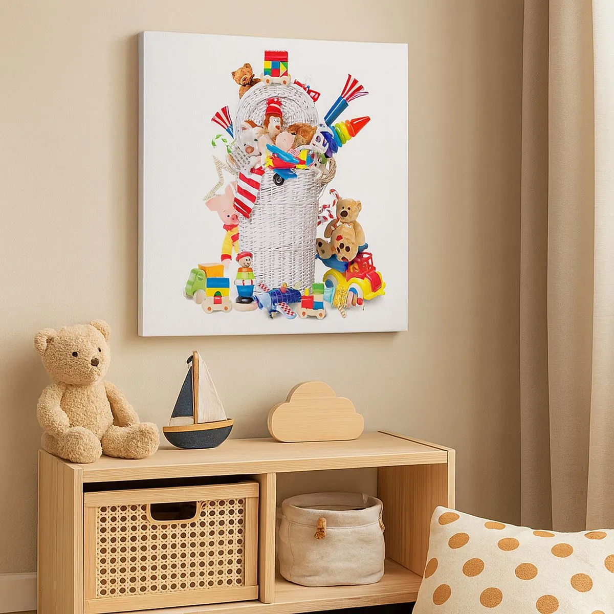 Schilderen op canvas - Schatjes van Kleintjes - 30x30 cm