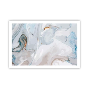 Poster - Het wit is verheven - 91x61 cm