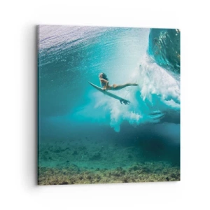 Schilderen op canvas - Onderwaterwereld - 70x70 cm