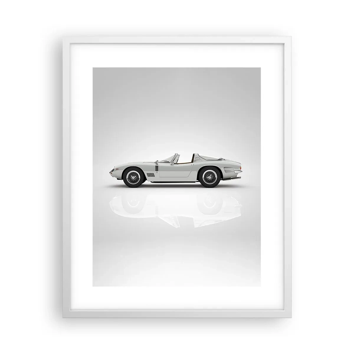 Poster in een witte lijst - Belofte van plezier - 40x50 cm