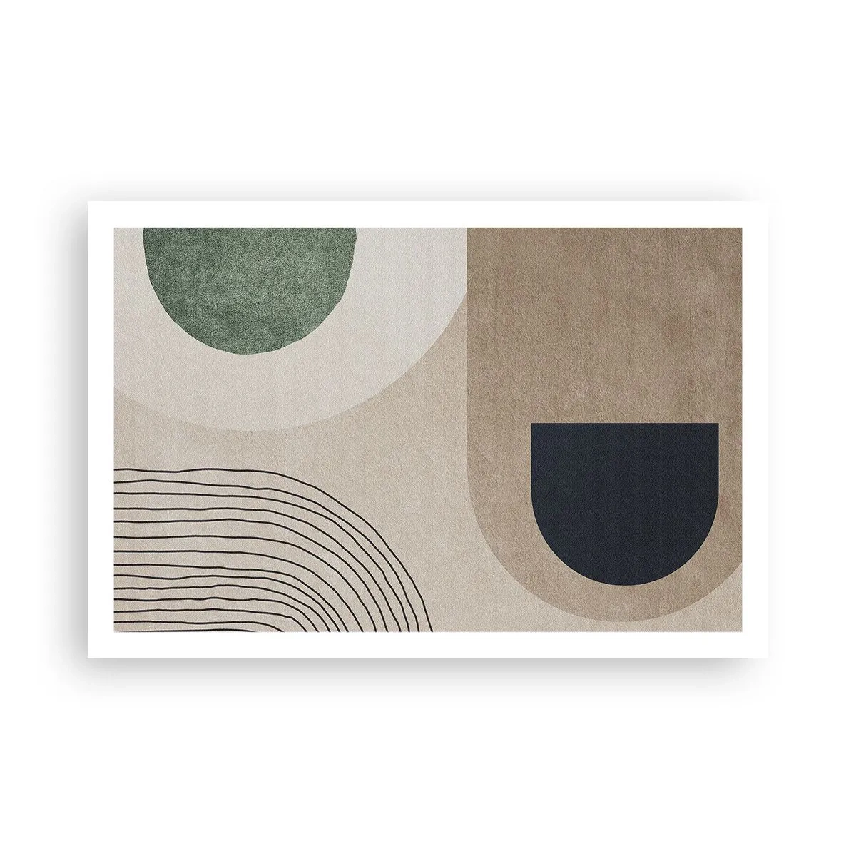 Poster - De zachtheid van het ovaal - 91x61 cm