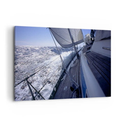 Schilderen op canvas - Ik weet wat het is om een vogel te zijn - 120x80 cm