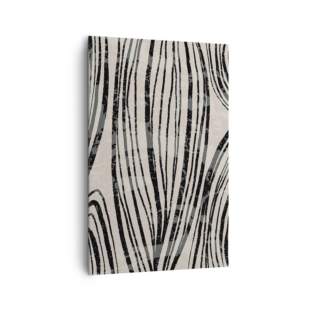 Schilderen op canvas - Lijnoverstromingsvlakte - 80x120 cm