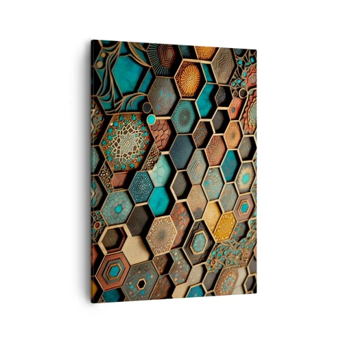 Schilderen op canvas - Arabische ornamenten – variatie - 50x70 cm