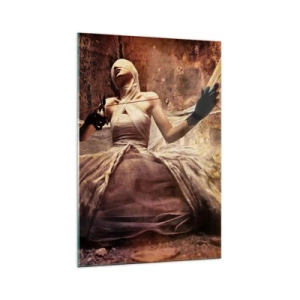 Schilderen op glas - Godin van het lot - 70x100 cm