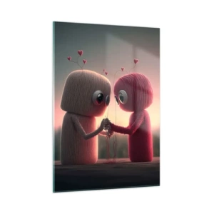 Schilderen op glas - Iedereen mag liefhebben - 50x70 cm