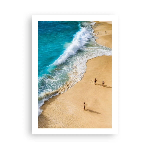 Poster - En dan de zon, het strand… - 50x70 cm