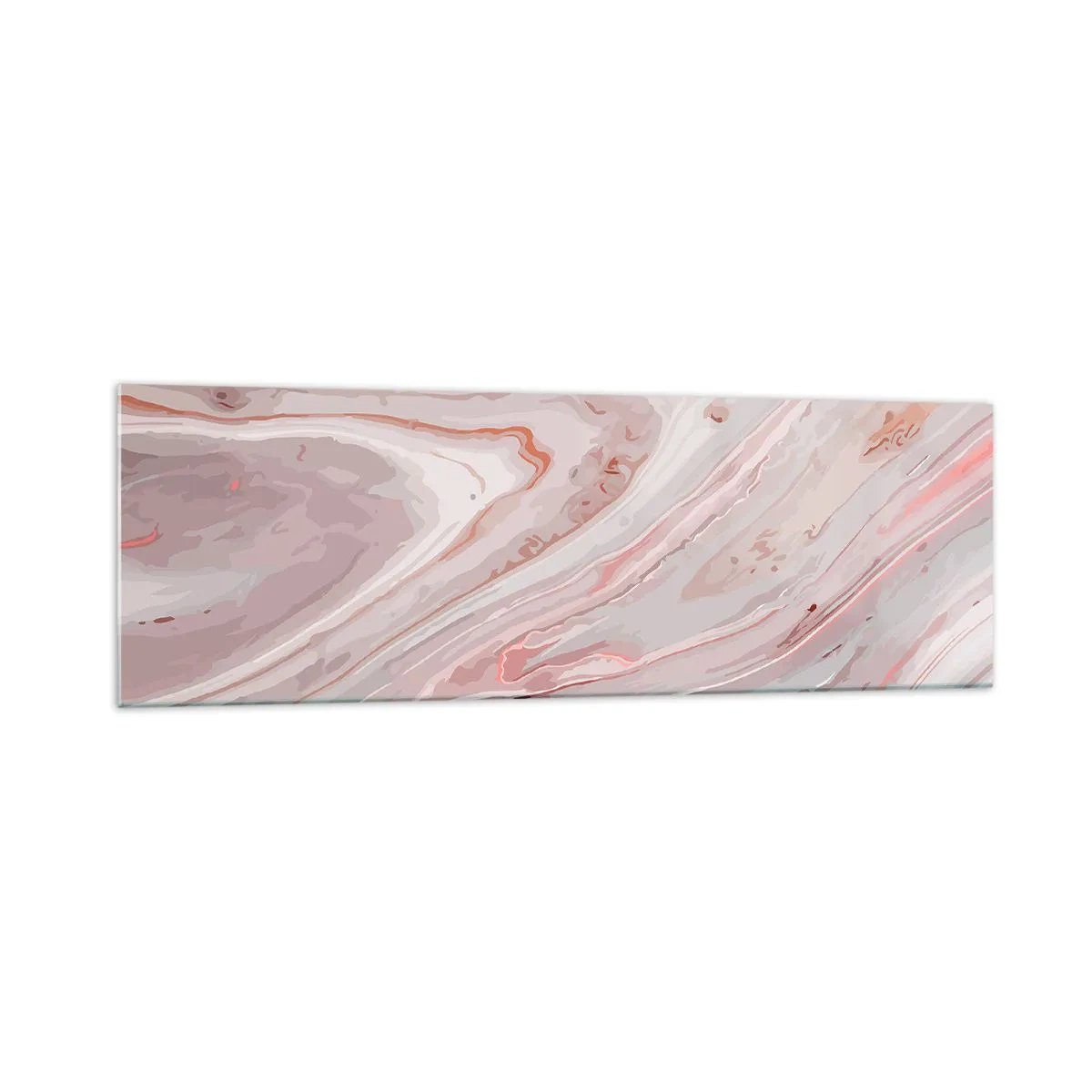 Schilderen op glas - Roze vloeistof - 160x50 cm