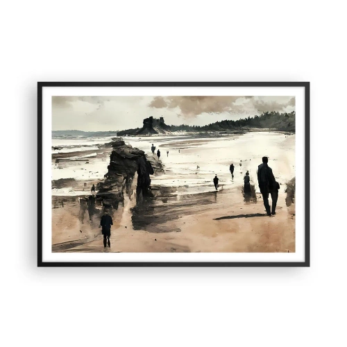 Poster in een zwarte lijst - Opgeroepen - 91x61 cm