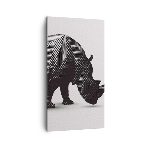 Schilderen op canvas - Geometrische schoonheid van de natuur - 45x80 cm