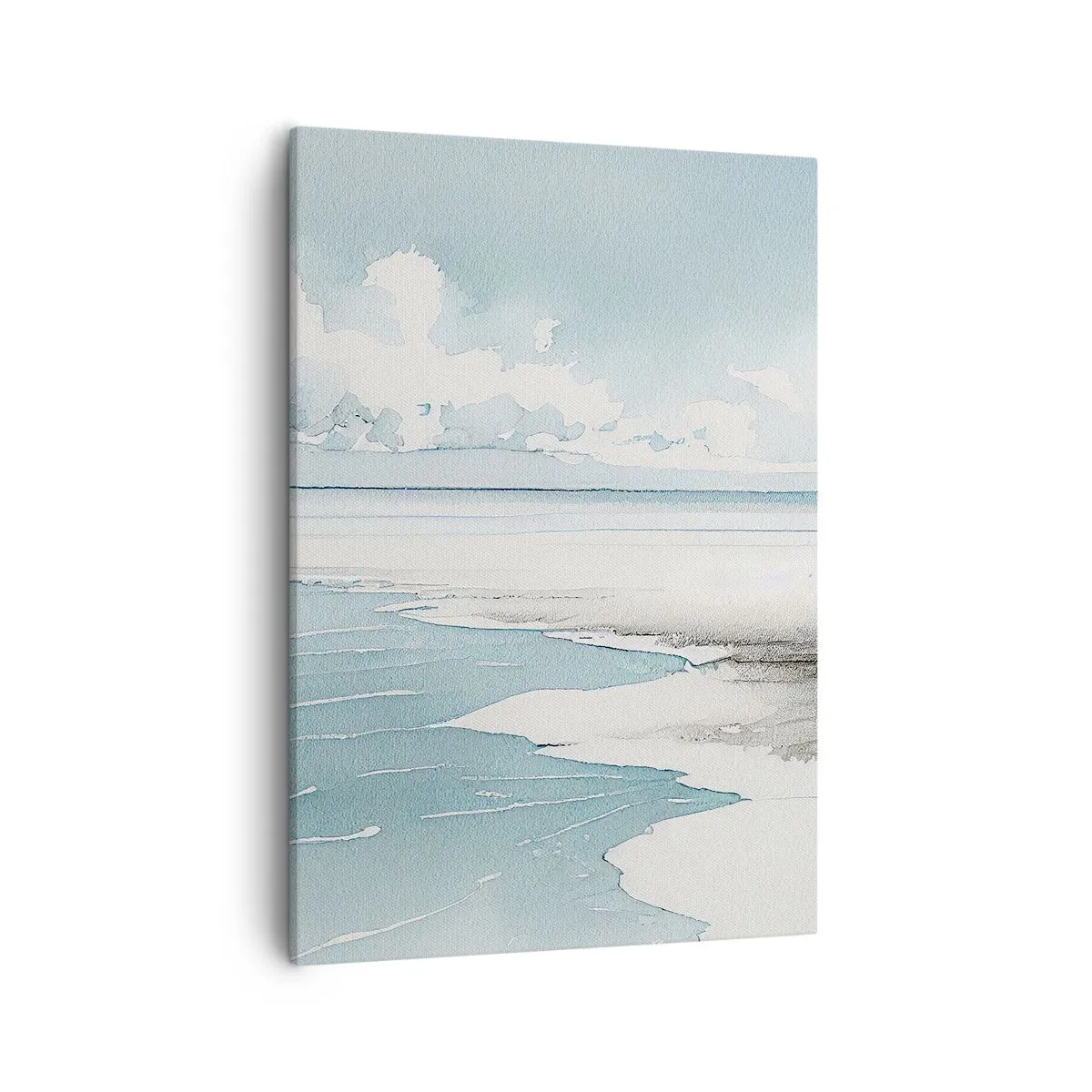 Schilderen op canvas - Zachte vloed - 50x70 cm