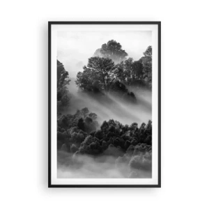 Poster in een zwarte lijst - Opstaand ​​uit de slaap - 61x91 cm