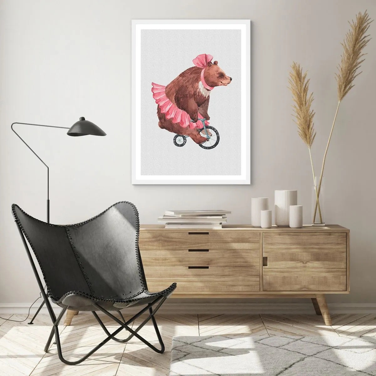 Poster in een witte lijst - Wat een circus! - 30x40 cm