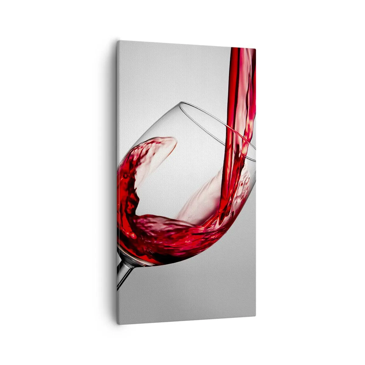 Schilderen op canvas - Kleur - beweging - geluid - 55x100 cm