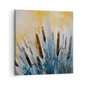 Schilderen op canvas - De kou van het water, de hitte van de zon - 50x50 cm
