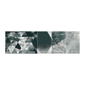 Fotobehang Monster Premium Canvas - Kristal perspectief - Abstractie, Golven, Deel - 100x30 cm