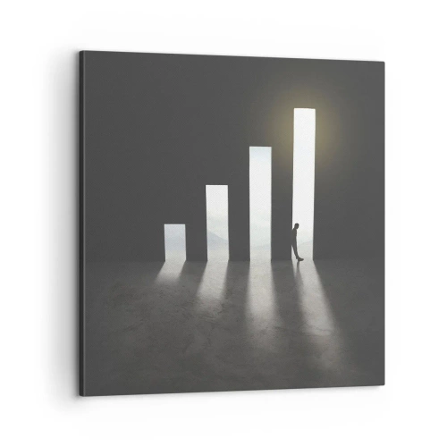 Schilderen op canvas - Succes - impressie - 60x60 cm