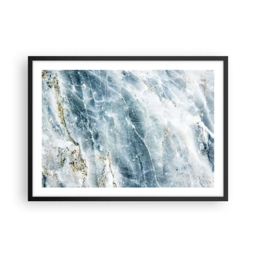 Poster in een zwarte lijst - Ijs wereld - 70x50 cm