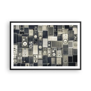 Poster in een zwarte lijst - En alles is goed - 91x61 cm