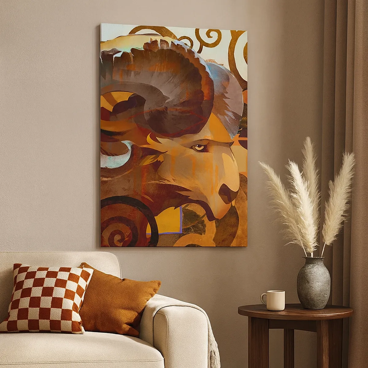 Schilderen op canvas - Magie - religies - rituelen - 50x70 cm