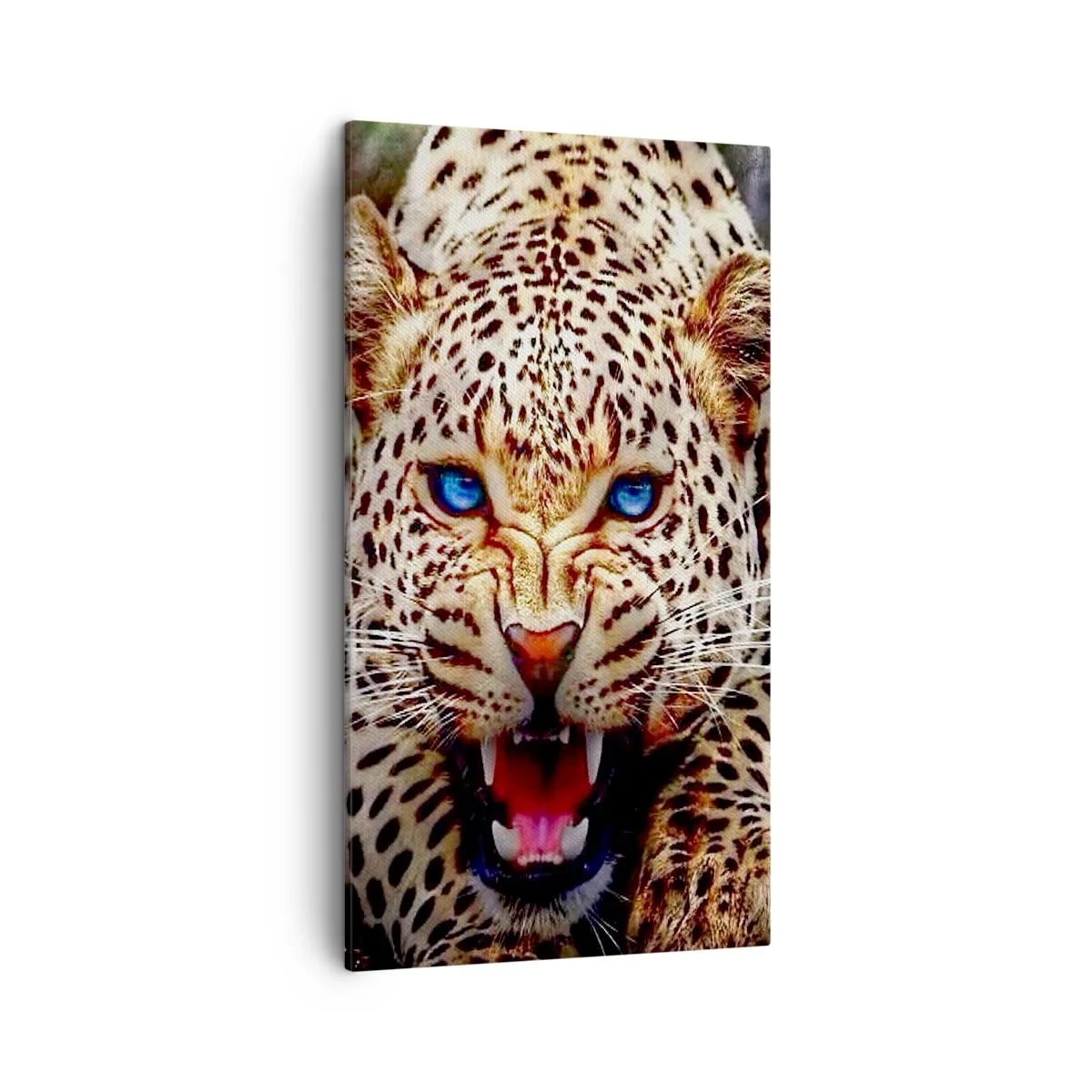 Schilderen op canvas - Boosheid schaadt de schoonheid niet - 45x80 cm