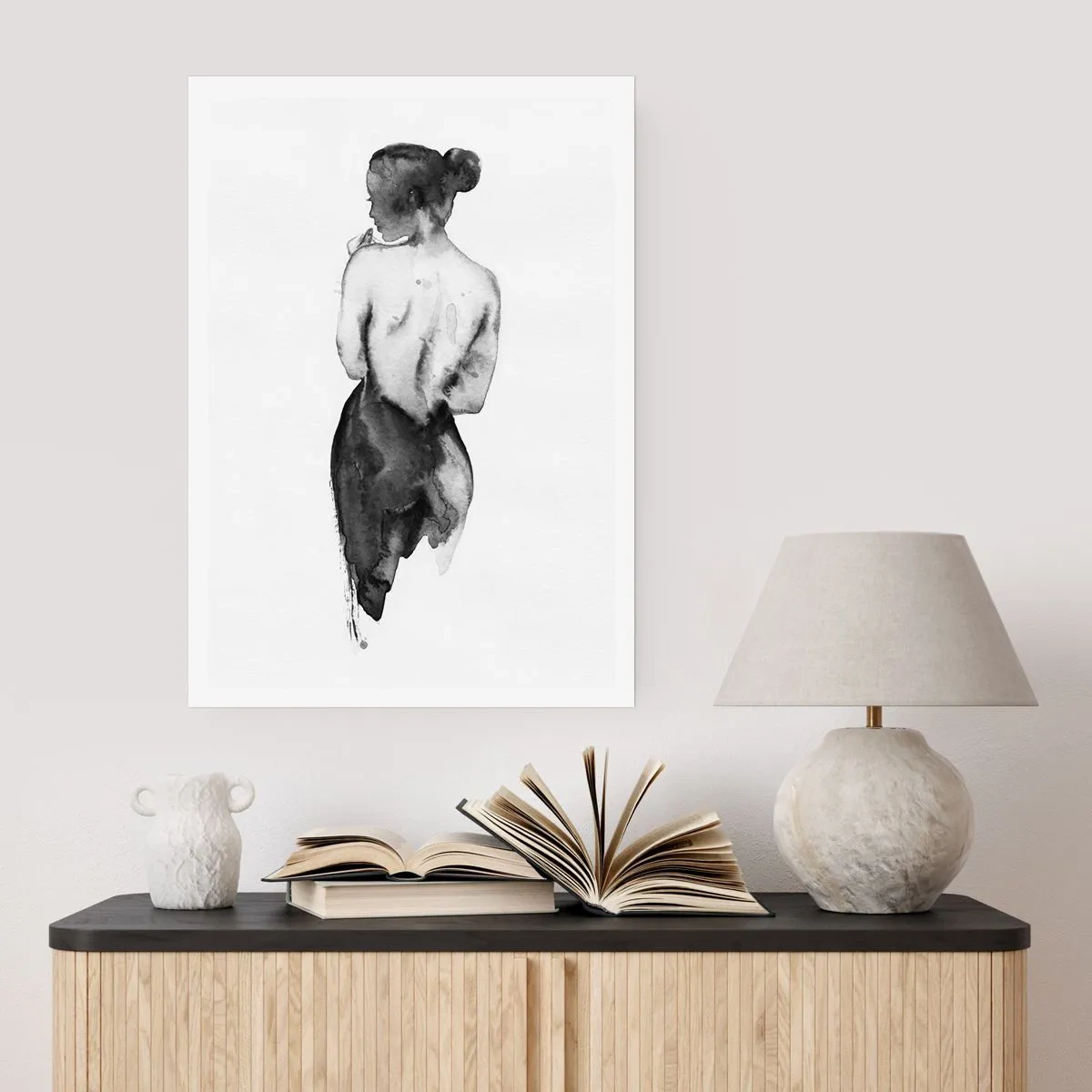 Poster - Bij haar verdwijnt de wereld - 70x100 cm