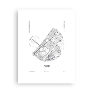 Poster - Anatomie van Dubai - 30x40 cm