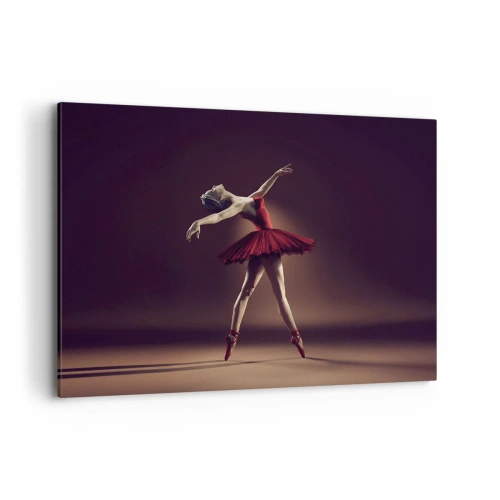 Schilderen op canvas - Een prima ballerina - 100x70 cm