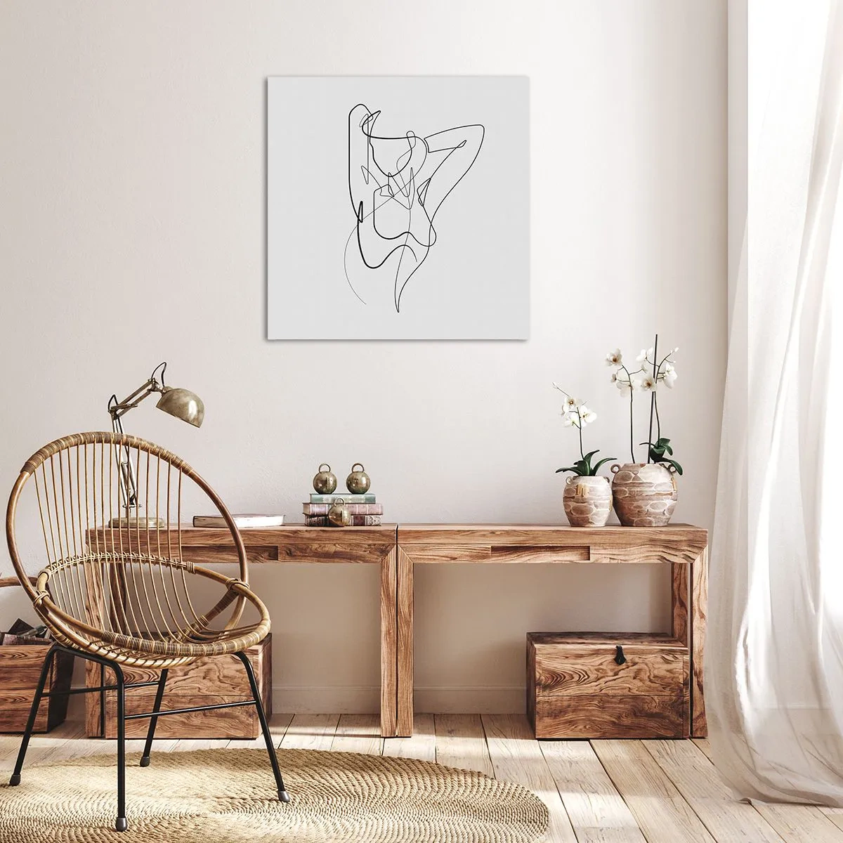Schilderen op canvas - Zoals je echt bent… - 60x60 cm