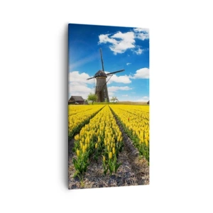 Schilderen op canvas - Hollandser kan het niet - 55x100 cm