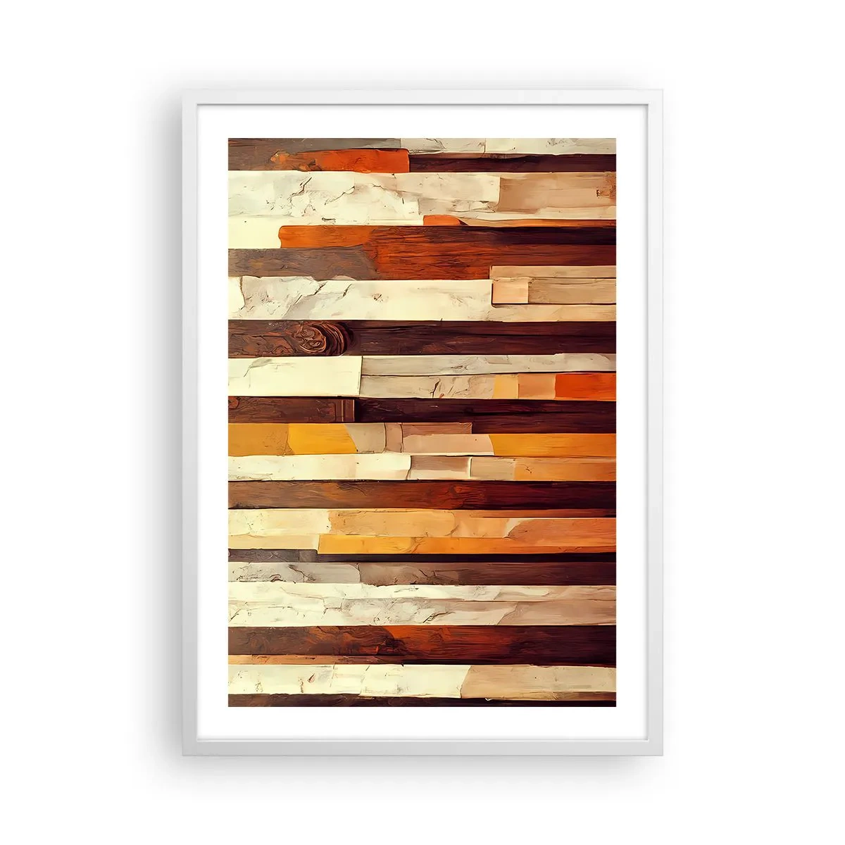 Poster in een witte lijst - Anthem van de bosbomen - 50x70 cm