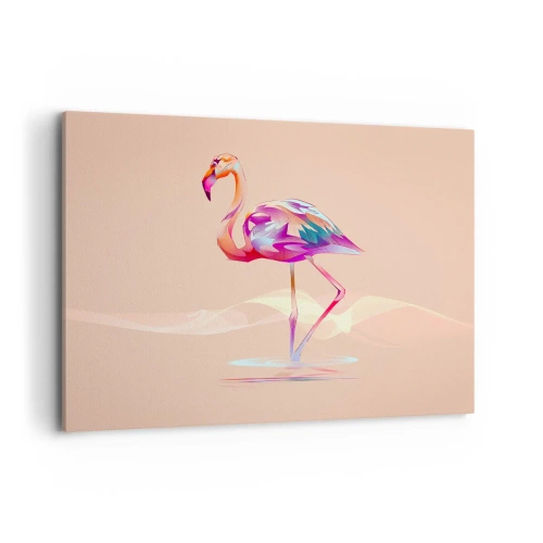 Schilderen op canvas - De vogel van goede emoties - 100x70 cm