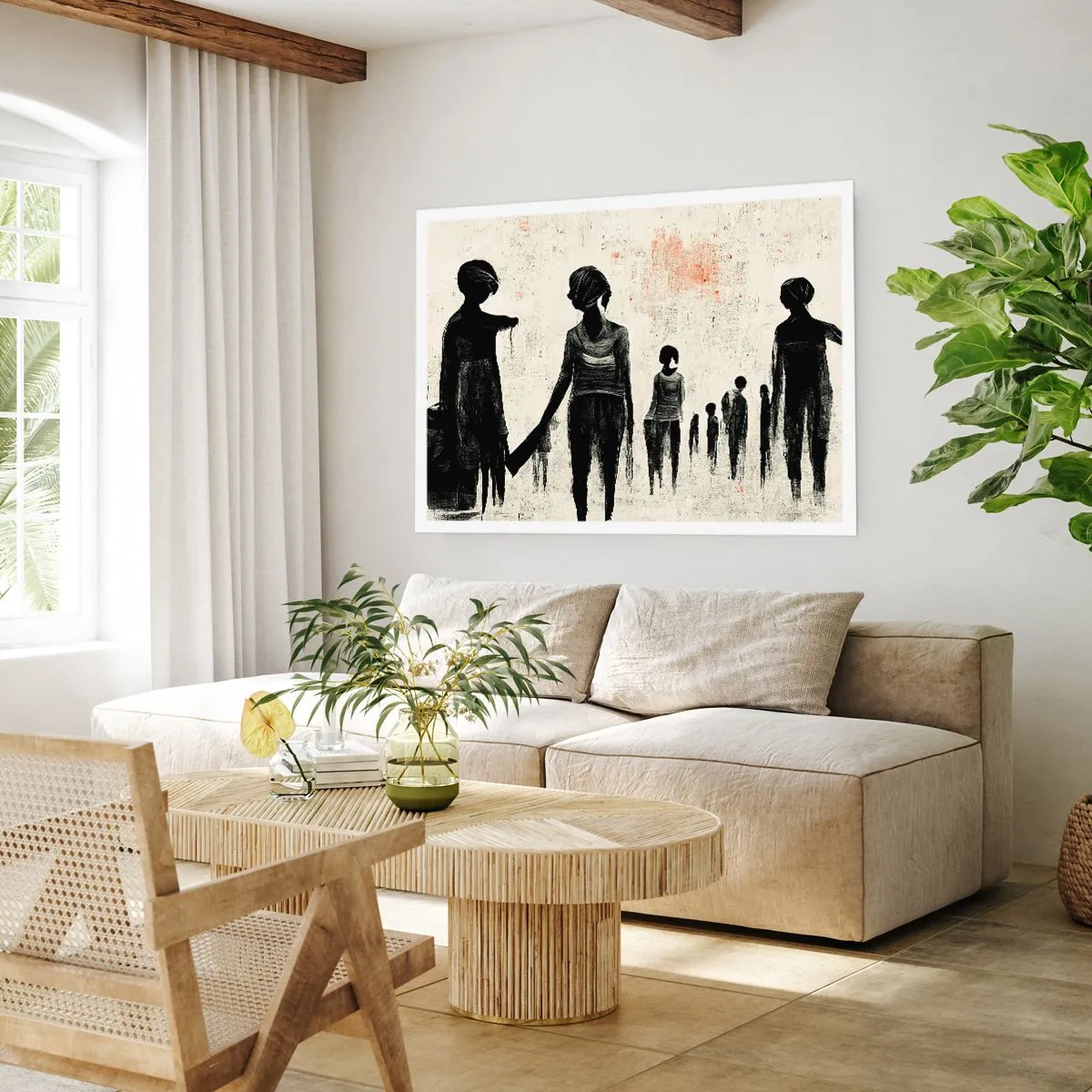 Poster - Tegen eenzaamheid - 100x70 cm