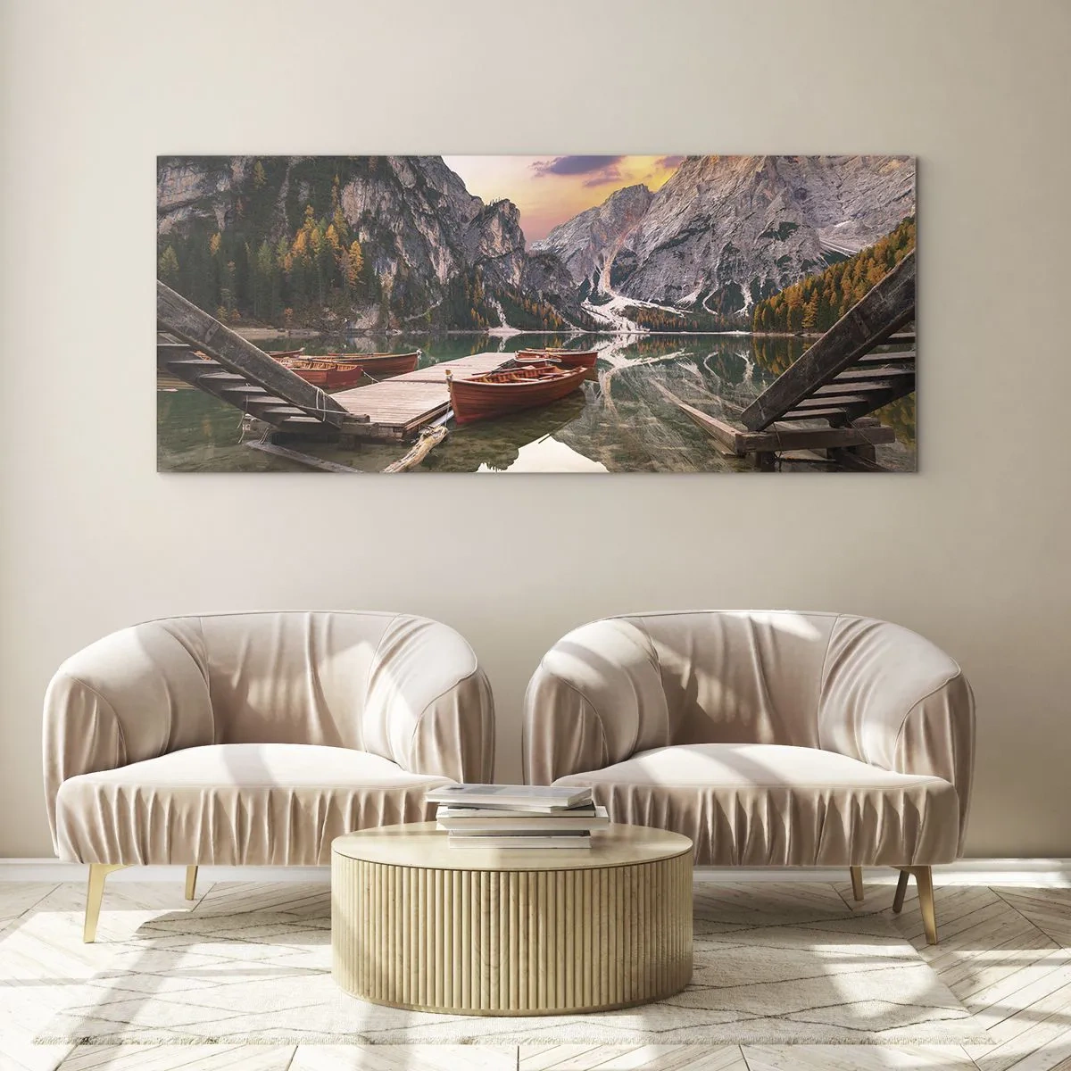 Schilderen op glas - Belofte van de dag - 140x50 cm